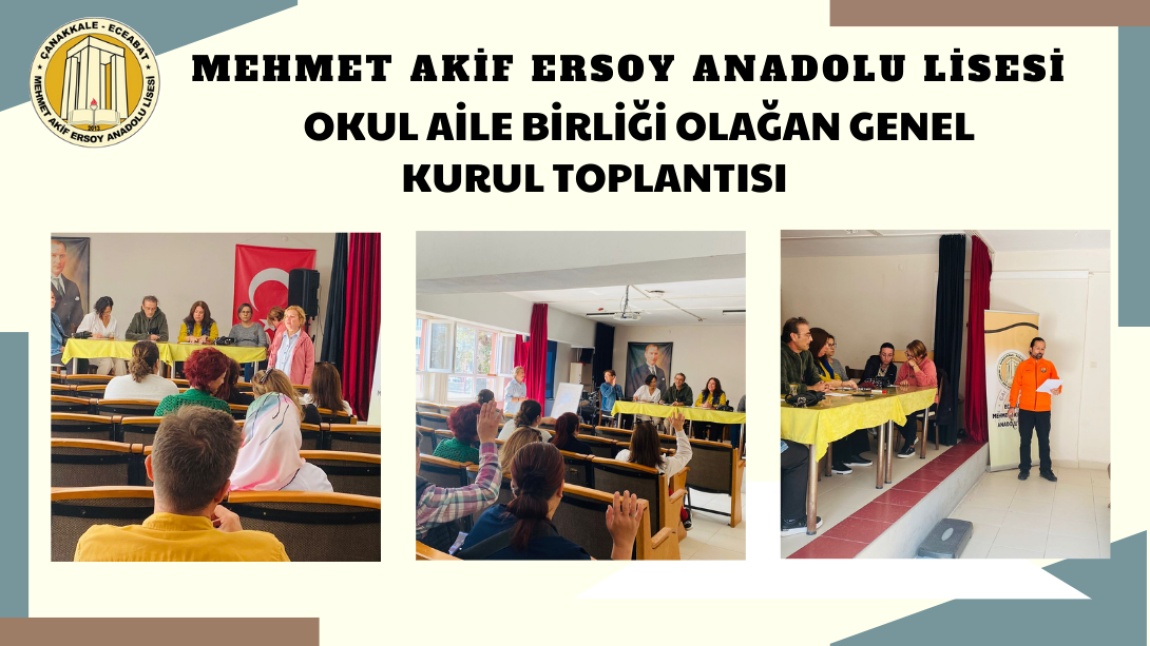 OKUL AİLE BİRLİĞİ OLAĞAN GENEL KURUL TOPLANTISI